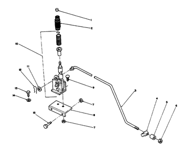 Lift Assembly Diagram and Parts List for 79150 (4900001 - 4999999)(1994) Lawn Boy Snow Blower